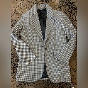 Zara Gingham Blazer- NEVER WORN- GREAT CONDITION